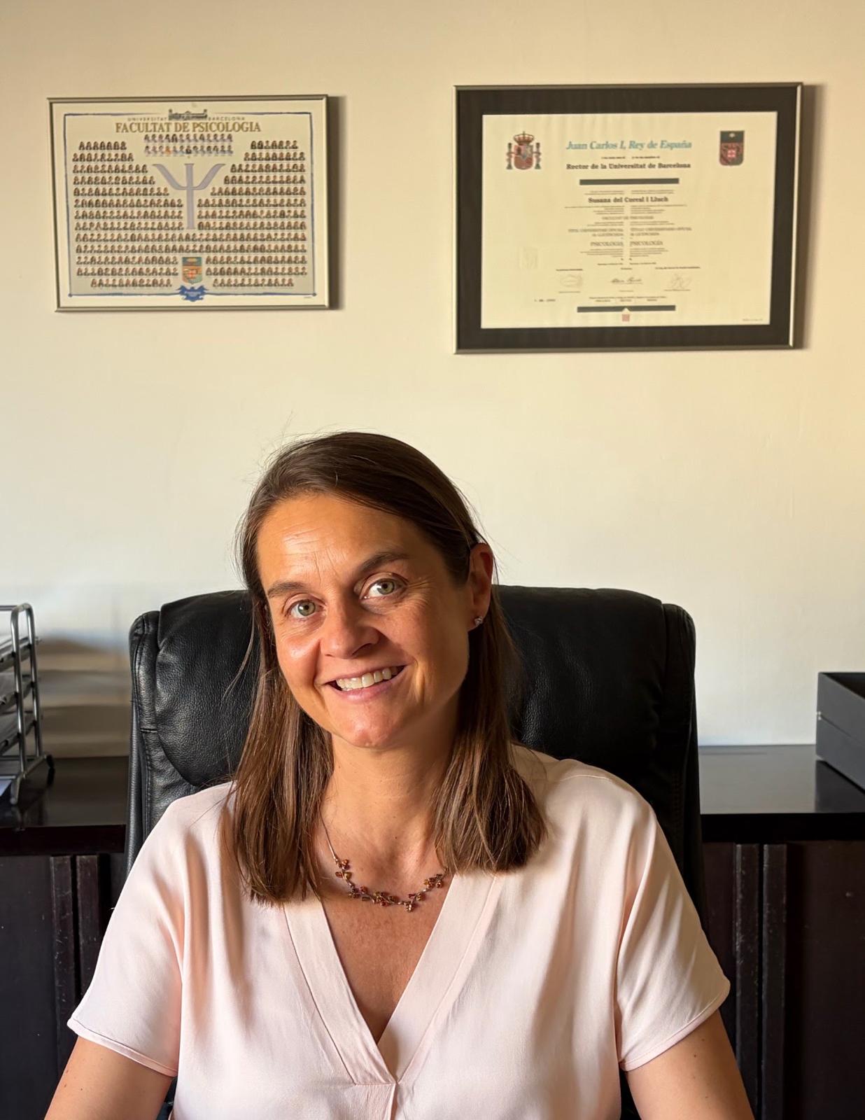 Susana del Corral, psicóloga colegiada en Madrid